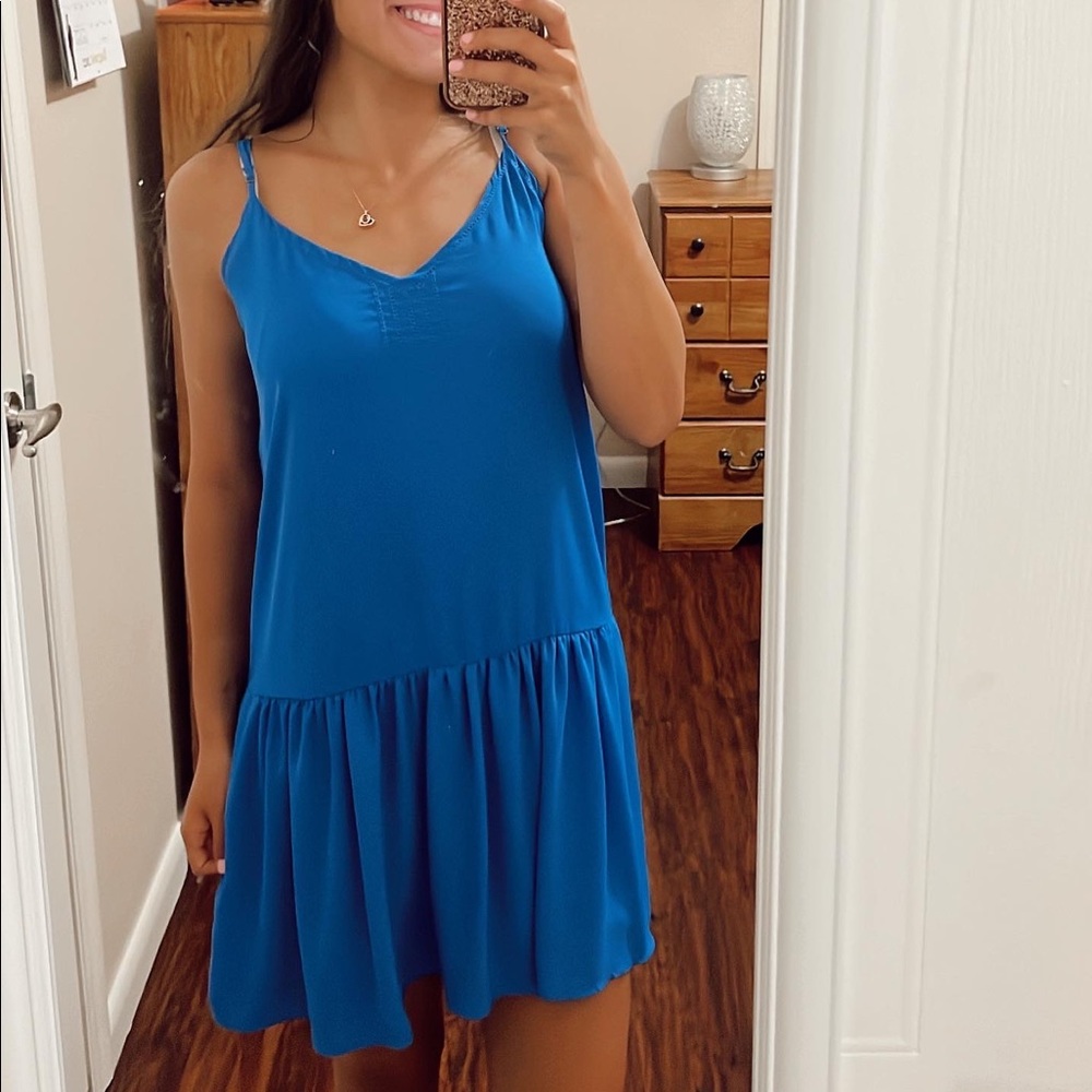 Blue dress